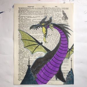 Custom Painting of Maleficent